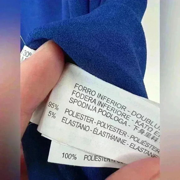 Zara Trafaluc Womens Royal Blue Preppy Prep Skort Romper Girlie Summer Small - Picture 6 of 12